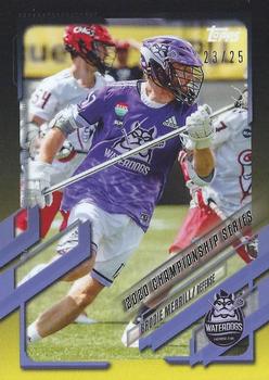 2021 Topps Premier Lacrosse League 2020 Championship Series - Black & Yellow #37 Brodie Merrill Front